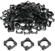 Acxico 200Pcs 18650 Battery Cell Holder Spacer Radiating Shell Storage Bracket Kit