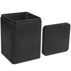 Storage Box Metal Tea Caddy Man Holiday Cookie Jars Candy Container Square