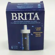 BRITA Bottle Replacement Filters 6 Filters 1 Year Pack (BRAND NEW) Plus Extras