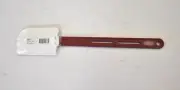 Winco Heavy-Duty Flat Silicone Spatula 14" White Rubber Scraper PSH-14