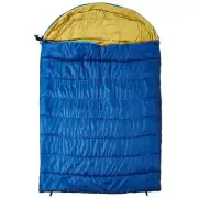 KHOMO GEAR Ultra-Light 3-Season Sleeping Bag 82.6" x 54" x 5" Unisex in Blue
