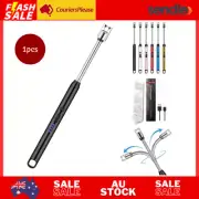 Electric Candle Lighter USB Rechargeable Long Neck Lighter Flex Flame Arc Win...