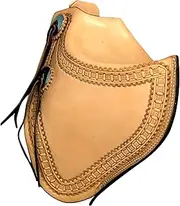 Western Saddle Tapaderos Stirrups Leather Handmade Sold in Pair Set ME-WTS-050A