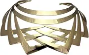[YAZILIND] Alloy Choker Simple Statement Short Necklace Choker Collar Bib Fashion Costume Jewelry Gift