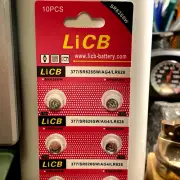 10 Pac AG4 377 LR66 SR626W 1.5 Volt Alkaline Button 377 Watch Battery USA SELLER