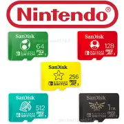 SanDisk Micro SD Card Memory 64GB 128GB 256GB 512GB Nintendo Switch & Lite Lot