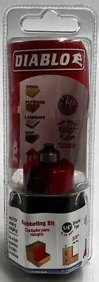 Diablo DR32100 Carbide Rabbeting Router Bit, 1-1/4" x 2"