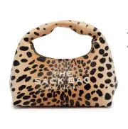 NWT MARC JACOBS The Mini Cheetah Sack Pebbled Leather Bag Leopard Animal