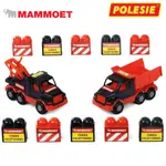 MAMMOET 卡車和拖拉機玩具套裝,帶 10 個細節組裝套件 - POLESIE TOYS