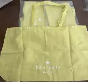 kate spade cloth shopping bags, set of 3 yellow, NEW