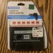 Auto Car Tape Cassette Audio Adapter