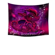 Kids Design Scorpio Lil Dragon Tapestry