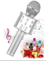 Portable Karaoke Microphone for Kids, Wireless Bluetooth Karaoke Mic for Singing
