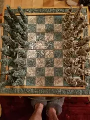 Aztec Chessboard Set In Good Condition
