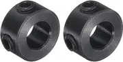 uxcell 2pcs Set-Screw Collars 6mm Bore, 1045 Steel Shaft Collars, 12mm OD, 6mm Width Axle Collar Clamp for Linear Rod Shaft Guide