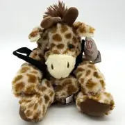 Fiesta Giraffe Kids Plush Backpack Adjustable Strap Zoo School Travel Boys Girls