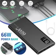 66W Power Bank 20000mAh USB PD Fast Charging Powerbank External Battery Pack