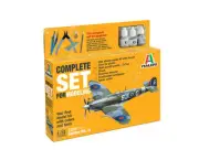 Italeri 1/72 Supermarine Spitfire Mk. IX Complete Set (kit, tools and paints)