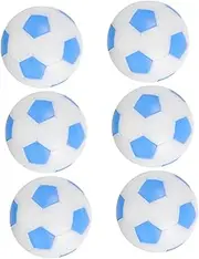 KONTONTY 6pcs Mini Tabletop Soccer Balls Foosball Replacement Balls for Family Fun Sturdy Construction for Home Entertainment and Leisure Activities