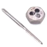 US Stock HSS 4-48 Tap & 4-48 Hexagon Die Thread Right Hand Set