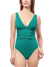Profile by Gottex Deep V One-Piece