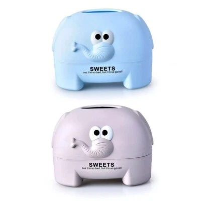Cute Elephant Tissue Box Desktop Toilet Paper Holder Kitchen Napkin Storage Box