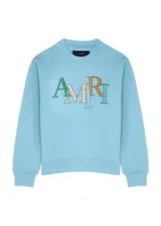 Amiri Kids Logo-print Cotton Sweatshirt (4-12 Years) - Blue - 06YR (6 Years) 06YR (6 years)
