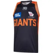 GWS Giants Training Singlet 3XL - 7XL Gunmetal XBlades Greater Western Sydney 19