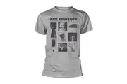 Foo Fighters Unisex Adult ESP & G T-Shirt (Grey) (S)