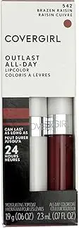 [COVERGIRL] Outlast All Day Lipcolor, Brazen Raisin [542] 1 ea (Pack of 3)