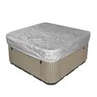 Square Hot Tub Cover, 86''x86''x12'' Swimming Pool Dust Cover Waterproof Outd...