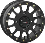 System 3 15S3-55561 SB-5 Beadlock Wheel - 15x10 - 5+5(-5mm) - 4/156 - Matte Blac