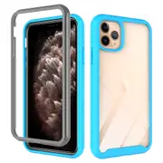 MCC Shockproof Bumper Case iPhone 11 Pro Clear Back Cover Apple 11Pro [Sky Blue]