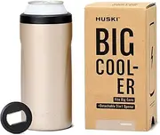 Huski Big Can Cooler | New | Premium 440ml & 500ml Beer & Energy Drink Cooler with Detachable 3-in-1 Opener | Triple Insulated | Keeps Cans up to 10x Colder | Doubles as a Tumbler (Champagne)