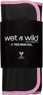 Makeup Brush Set By Wet n Wild Brush Roll 17 Piece Collection
