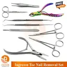 Ingrown Toenail Removal Curette Nipper Cutter Podiatry Nail Surgery Tools Kit