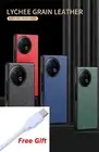 For Samsung Galaxy Z Flip4 Flip5 Flip6 lychee grain phone case