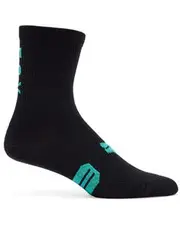 Fox Ranger 6" Sock Black/Aqua 2025