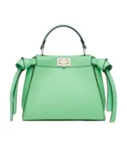 Fendi Peekaboo Mini Tote Bag One size Green