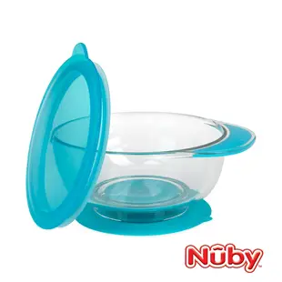 Nuby Tritan吸盤碗-藍