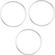 3 Pcs Pizza Ring Pancake Molds for Griddle Cake Ring Cake Rings Square Stainless Steel Cake Ring Pizza Pan Pizza Making Tools Pizza Baking Tool Stainless Steel Oven Ringer(7 inchx2pcs,18X18X3CMx3pcs)