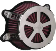 Vance & Hines 71468 VO2 Radiant V Air Intake - Brushed Aluminum