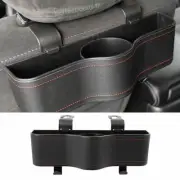 For Nissan Armada Patrol Y62 2017 2018-2024 Black Leather Seat Back Storage Box (for: Nissan)