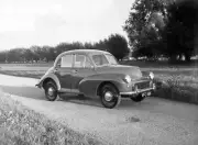 Morris Minor 1954 Advertising Road Test Car Old Photo