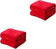 HOLIDYOYO 2pcs Pet Blanket Cosy Sherpa Fleece Blanket Flannel Pet Bedding for Extra Warmth