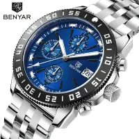 在飛比找蝦皮購物優惠-BENYAR品牌手錶 5198 大表盤 多功能 石英錶 計時