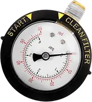 GANAZONO Water Pressure Gauge for Swimming Pools Professional Pressure Test Gauge Bottom Mount Reliable Water Measuring Tool for Home Spa Use