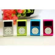 Mini MP3 Player Portable Clip Music Players With LCD Screen Metal Micro Walkman