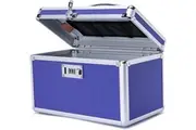 Locking Combination Medicine Box (Blue/Medium)