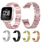 Strap Diamond For Fitbit Versa 4/3/Sense 2/Sense Band Replacment Wrist Metal